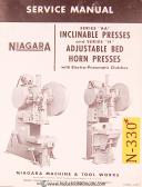 Niagara-Niagara AA and H, Press with Electro Pneumatic Clutch, Service Manual-AA-H-01